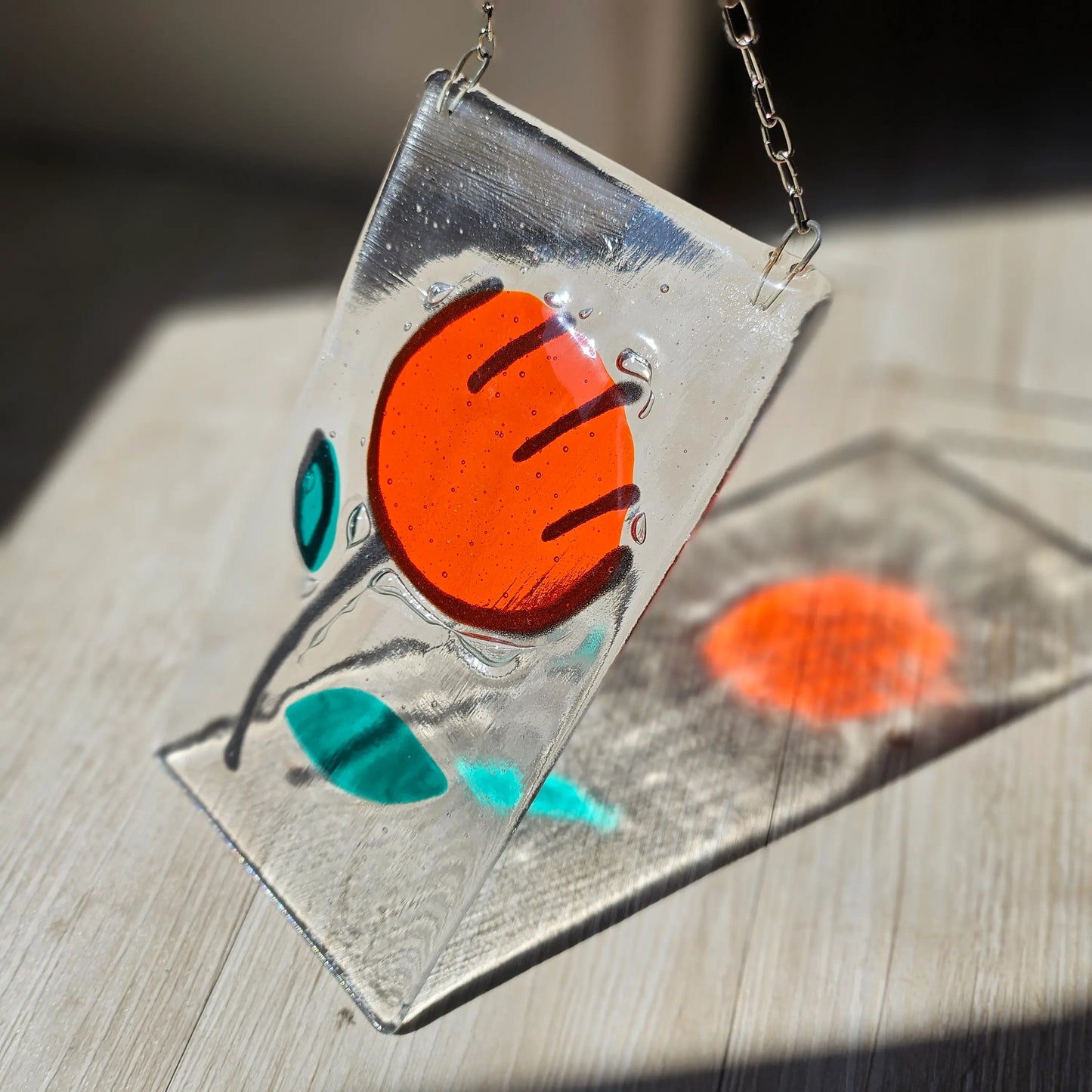 Attrape soleil fleur orange